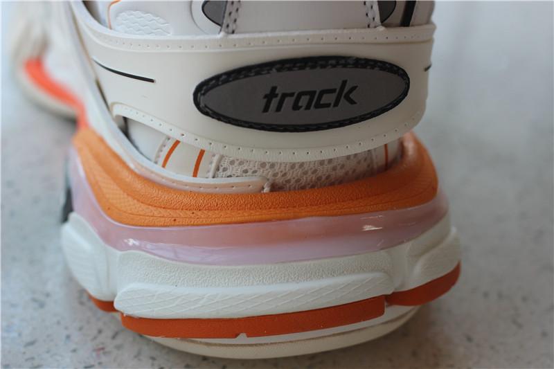 PK God exclusive Balencia Paris Track Sneakers White Orange best version ready to ship